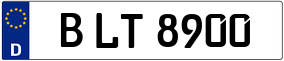 Truck License Plate